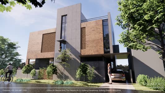 Corner Designer 5 Marla House With Full Basement For Sale In FMC