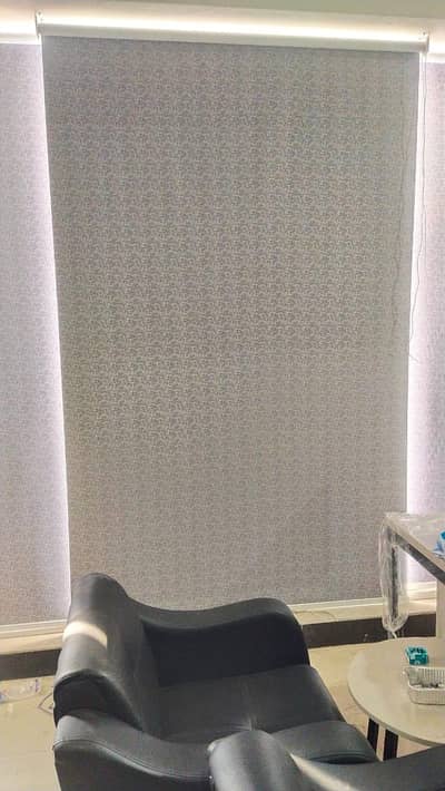 window plant roller blind covering blind