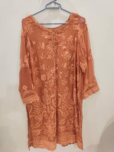 2 piece suit shirt and duppata shirt stiched