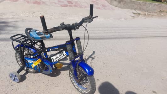 Boys bycycle with training wheel