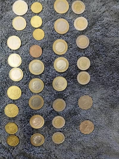 Euro Turkish lira  Hong kong dollars