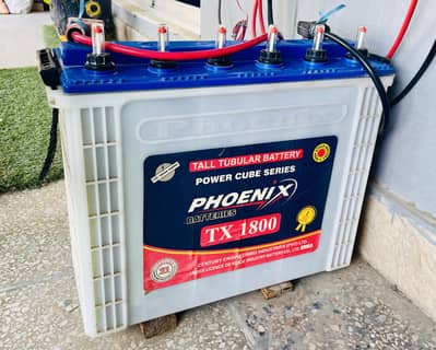 Pheonix TX-1800 12V 185AH Tubular Battery