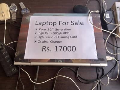 Core i5 2nd 1gb Card Laptop