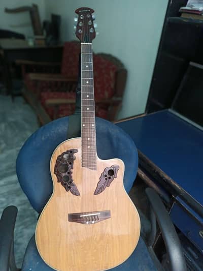 imported guitar|acoustic-electric guitar|Ovation AE44 modelgear4music