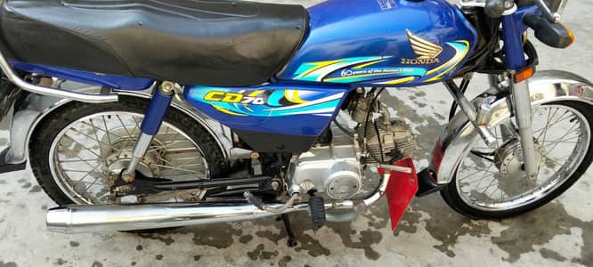 BLUE HONDA CD 70 OPEN LETTER