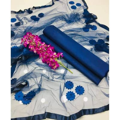 3 pcs women unstitched suit available