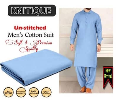 High Quality Men’s Cotton Fabric – Unstitched – Brand Knitique