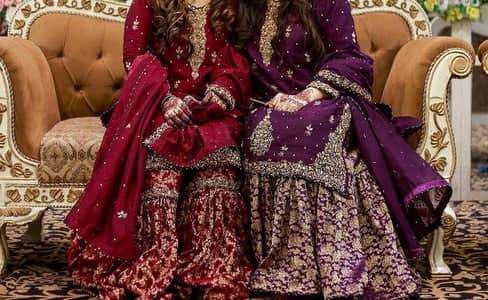 wedding outfit ready to wear garage+ sharara