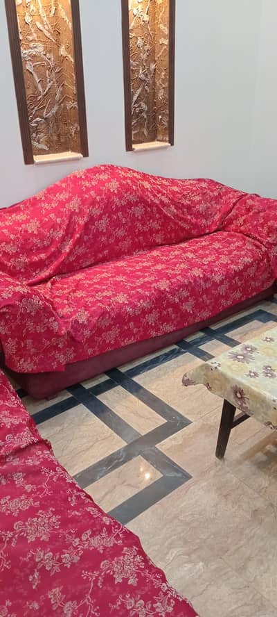 Old sofa for sale . . . koshish ke zaroorat hoggi