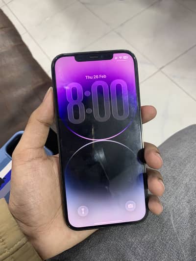 12 Pro Max 128 gb battery health 84% Non Pta