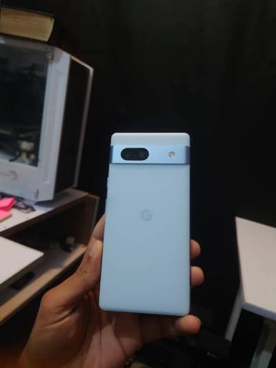 Google Pixel 7a blue color dual sim Official PTA approved 128gb