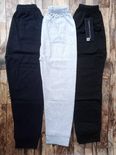 3pcs Kids solid colour summer pants breathable comfy trousers