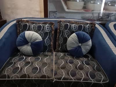 velvet cover high quality 4 seater sofa set