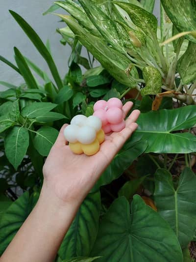 scented bubble candles