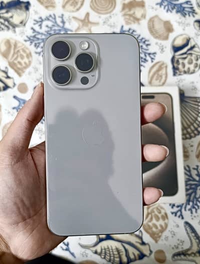 Pristine Condition iPhone 15 Pro Max for Sale - 512 GB PTA Approved