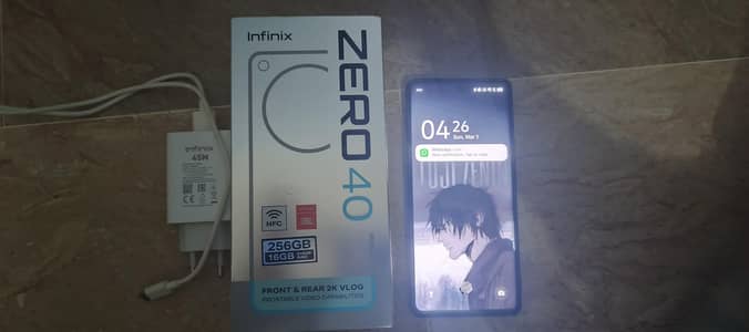 infinix zero 40 10/10 bilkul new dabba pack
