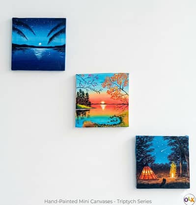 Sunset to Moonlight – Handmade Scenic Art Collection