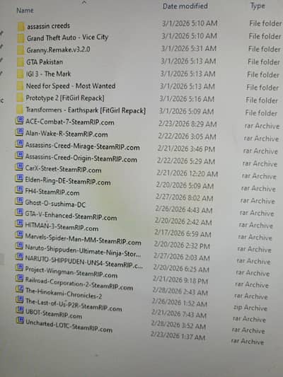 All pc games available