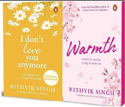 RITHVIK SINGH BOOKS I don't love you anymore and warmth