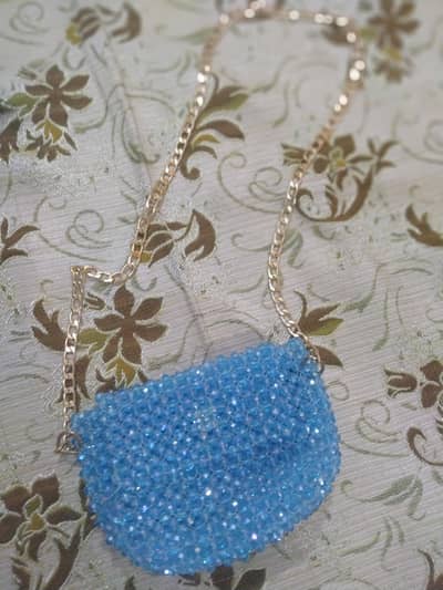 crystal beaded handbag