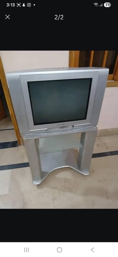 Panasonic Color Tv with Trolley
