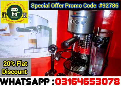 Switzerland imported Alpina Coffee Machine with ((20% Off Discount))