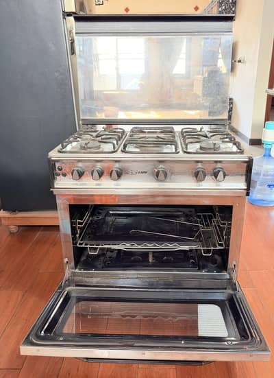 SkyFlame Cooking Range - 5 Burners with Oven and Grill