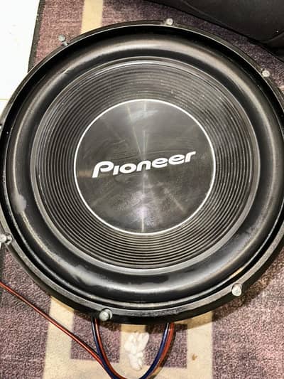 Pionner Woffer and One Ground Amplifier 10/10 condition