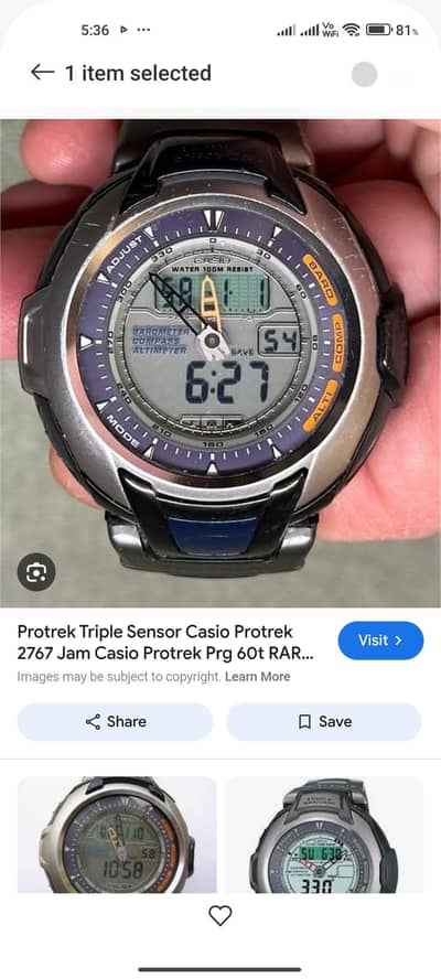 Casio Protek Triple Sensor PRG-60 for sale