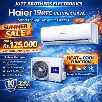 Haier 1.5 ton new Ac