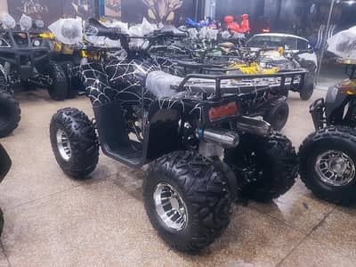 124cc New Revers Gear Atv quad 4 wheels delivery all Pakistan