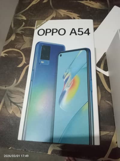 oppo A54 4 128 condition 10/9 no any fault