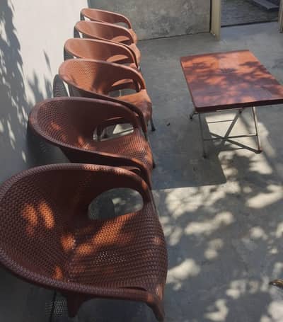 Plastic Chairs set for sale