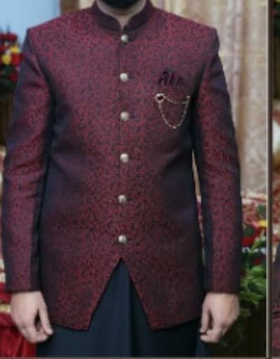 Maroon Prince Coat for Sale/ Excellent Condition