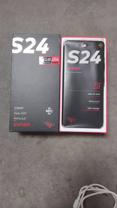 itel s24 with box charger