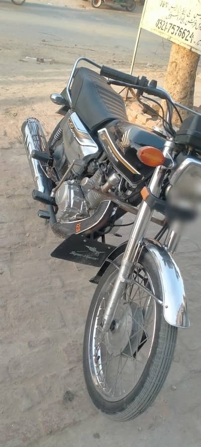 Honda 125 Self Start – 2020, Black, Good Condition