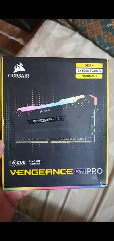 corsair vengence rgb pro ddr4 32gb 3600mhz