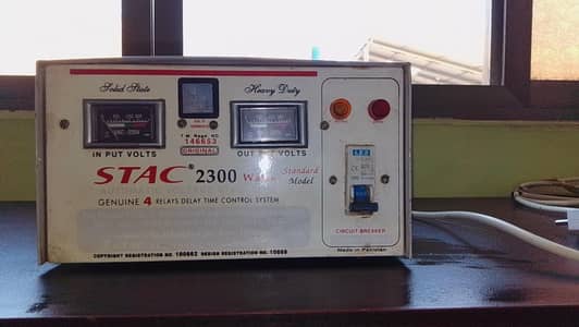 Stac 2300 Watt Voltage Stabilizer