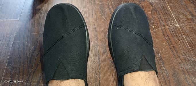 Tom Syanno Black Canvas Shoes