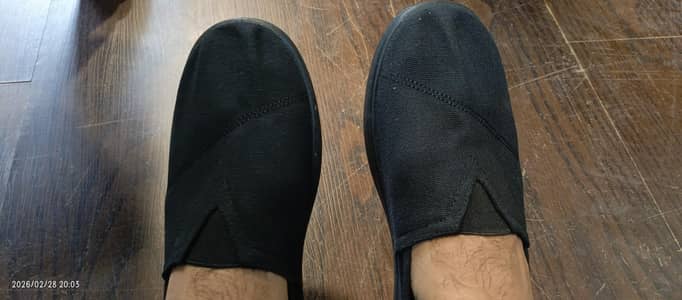 Tom Syanno Black Canvas Shoes