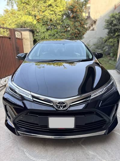 Toyota Corolla Altis Grande 1.8 X CVT Black with black interior 2023