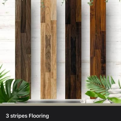 wooden and vinyle flooring
