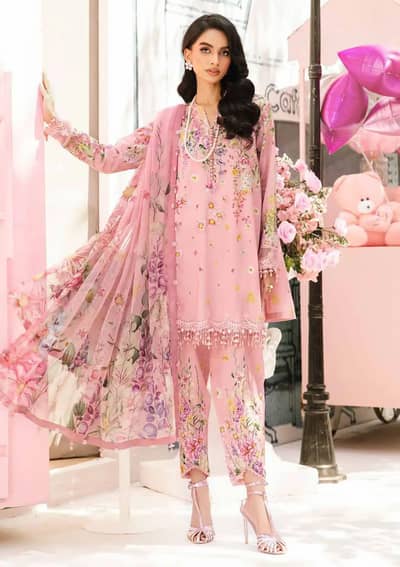 3 piece ladies suit | lawn collection | unstitched summer clothes