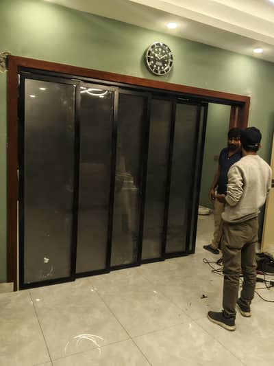 Aluminum glass work 03185340380