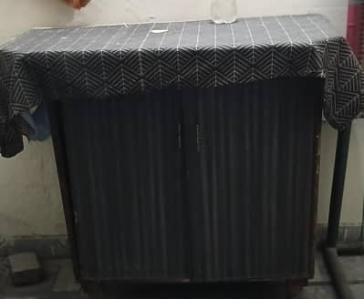 iron stand with mini wardrobe