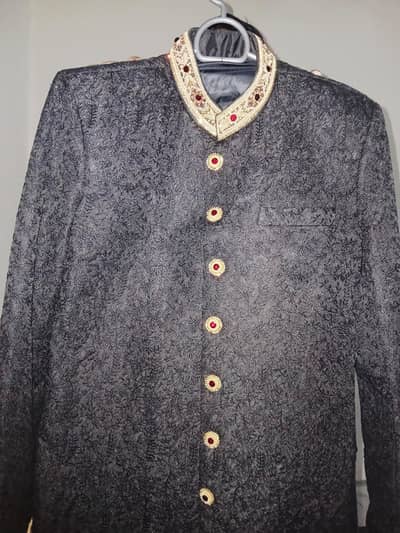 groom's sherwani  + khussa