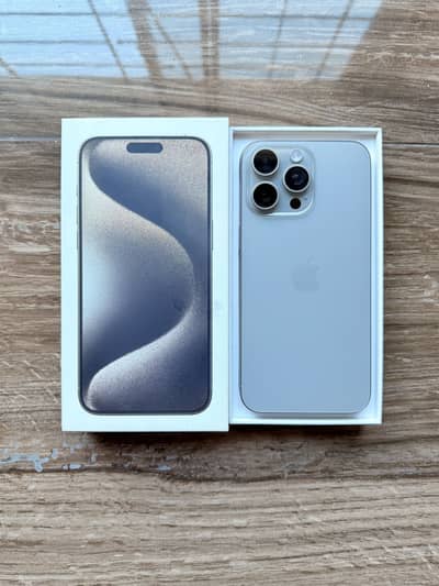 iPhone 15 Pro Max Natural Titanium 256 GB (Physical + e-sim)