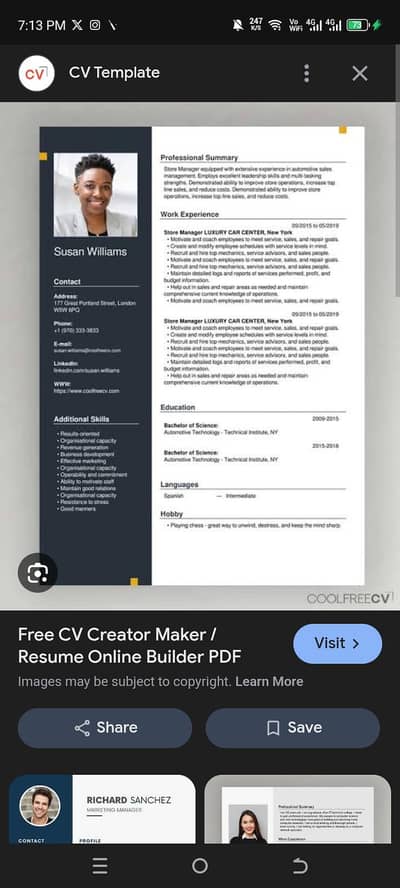 Cv Maker 300 PKR