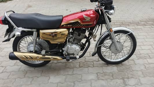 Honda CG 125 Gold SE (0322-3276769) 2024/2025 model red