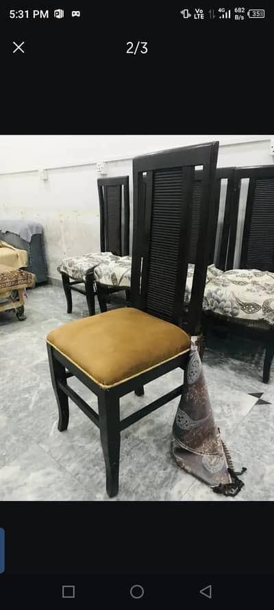 Dining chair set use condition for sale